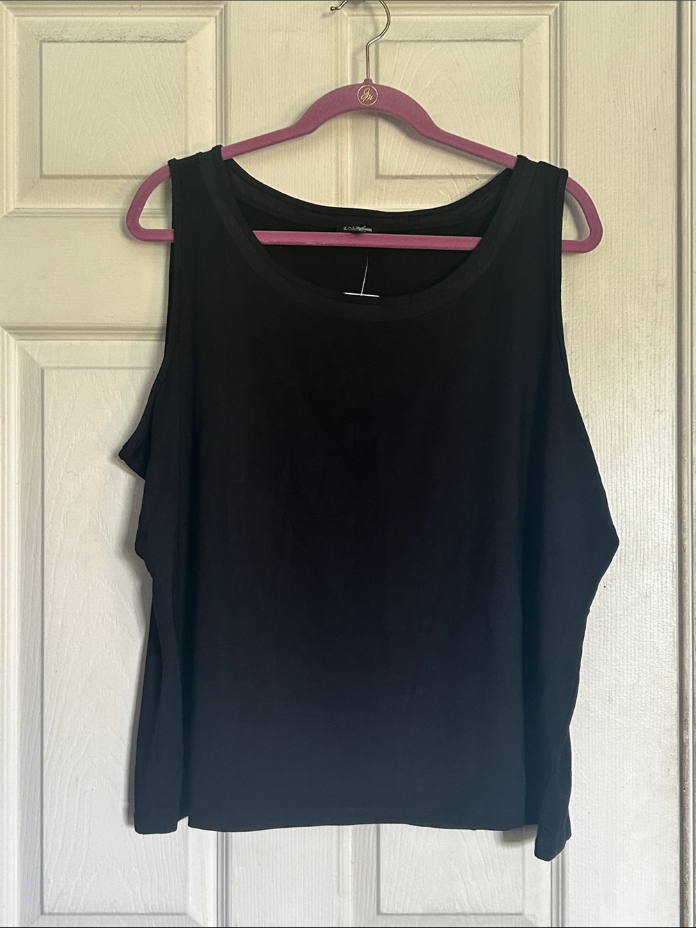 Talbots black knit tank top size 3X petite